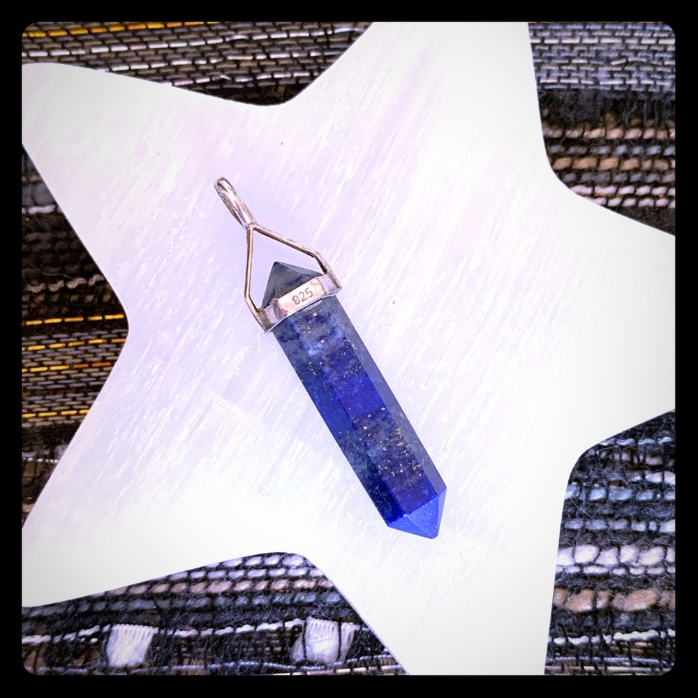 Lapis Lazuli 925 Sterling Silver Pendant